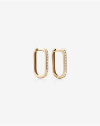 Michael Hill - Huggies with 0.22 Carat TW of Diamonds in 10kt Yellow Gold
