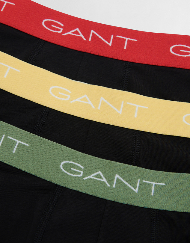 Gant - 3 Pack Contrast Waistband Boxer Briefs