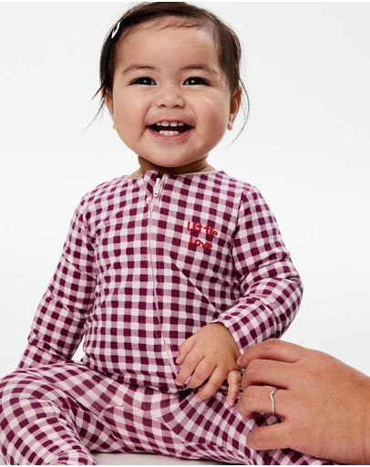 Cotton On Kids - Growie Long Sleeve Zip Romper