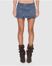 Ksubi - Micro Mini Skirt Exposed Mirage
