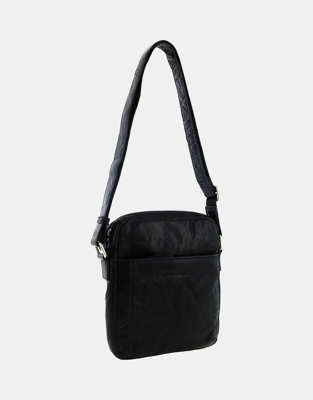 Pierre Cardin - Pierre Cardin Rustic Leather Cross Body/Tablet Bag