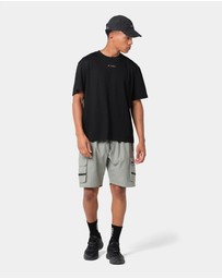 PYRA - Nero Cargo Shorts - Dusty Olive