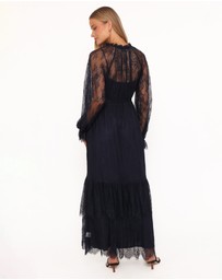 Petal & Pup - Marnelle Lace Maxi Dress - Midnight Navy