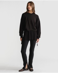 Decjuba - D-Luxe Ruched Terry Sweat