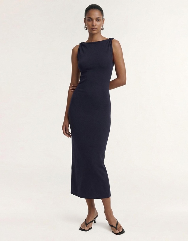 Staple the Label - Leno Knit Midi Dress