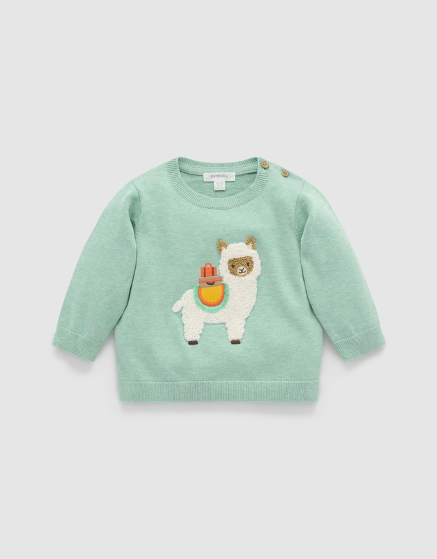 Purebaby - Llama Jumper -Kids-Babies