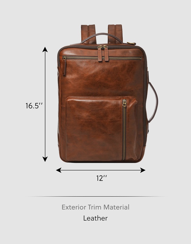 Fossil - Fossil Buckner Brown Laptop Bags MBG9599222