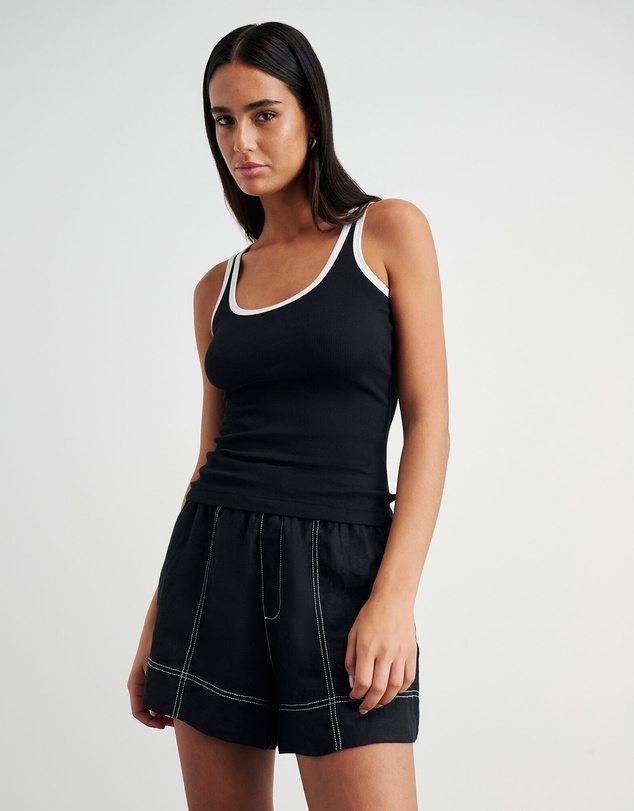 Jag - Kate Contrast Scoop Tank