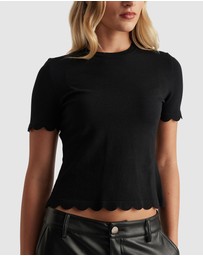 Decjuba - Kai Scallop Edge Tee