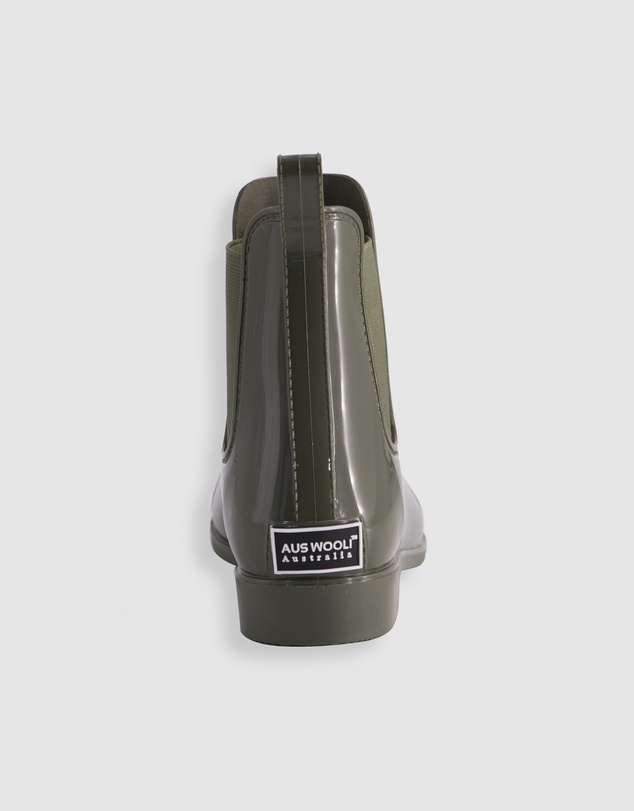 AusWooli Ugg Boots - Doublebay Rainboots With Sheepskin Insole