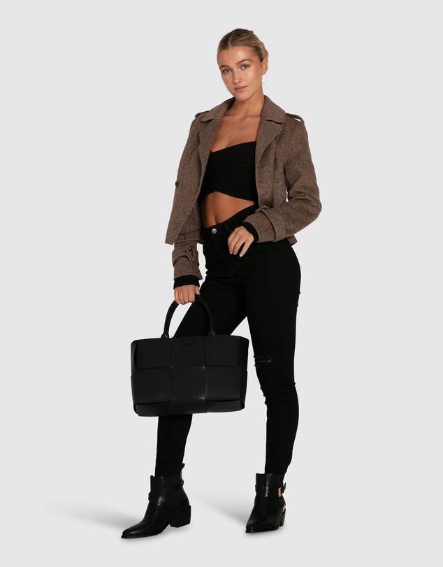 Belle & Bloom - Better Off Military Peacoat