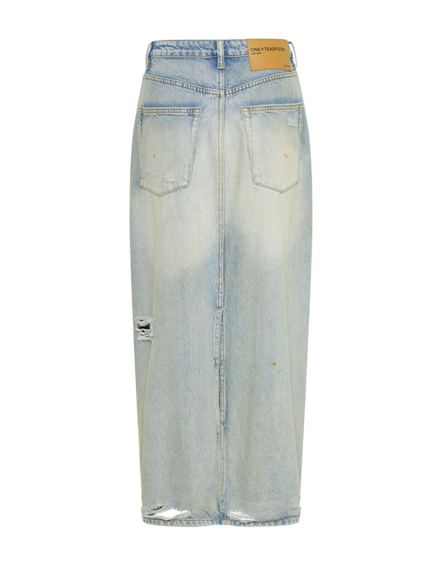 ONE TEASPOON - Dirty Kansas Patsy Longline Denim Skirt