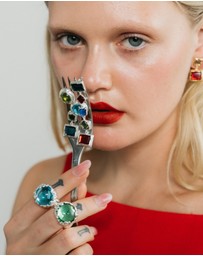 Sunday Stephens - Emerald Dumbo Ring