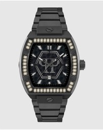 Philipp Plein - HEXAGON PHANTOM 44mm Black IP Analogue