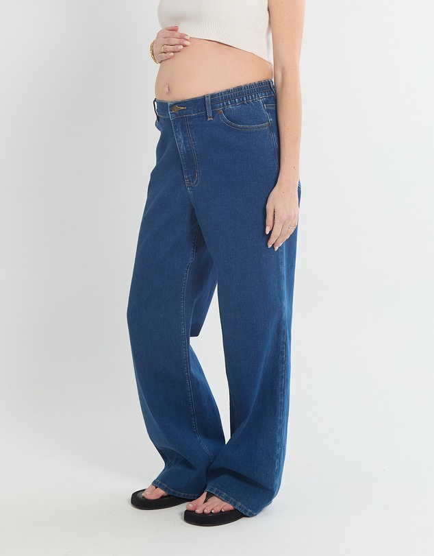 Soon Maternity - Relaxed Wide Leg Jeans