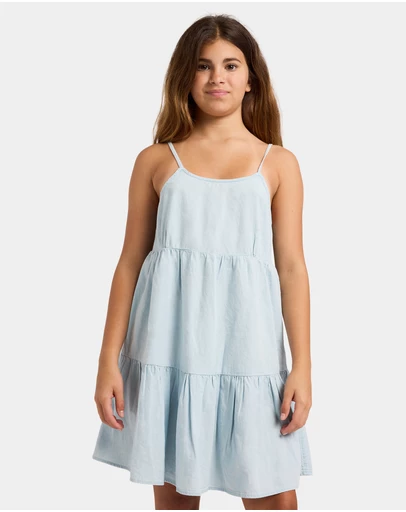 Billabong Kids - Girls 8 to 16 Wave After Wave Mini Dress