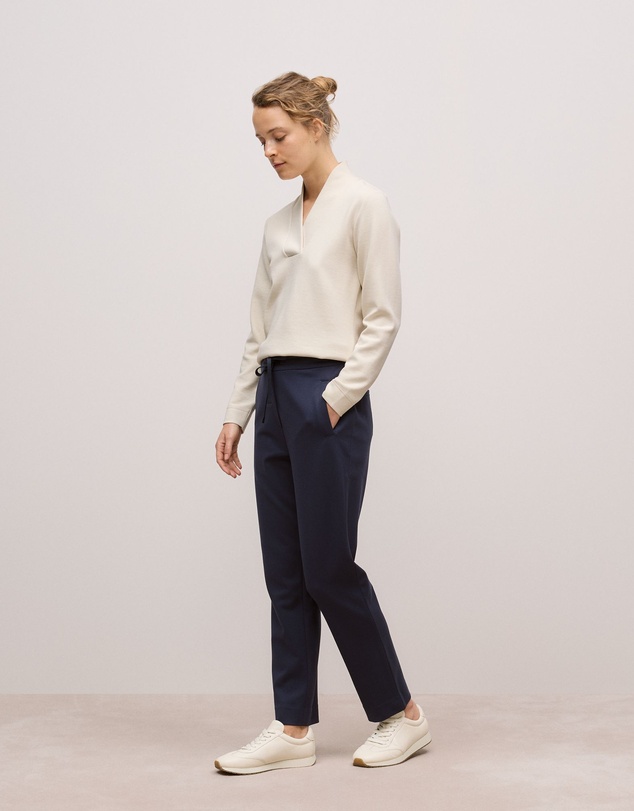 Trenery - Ponte Straight Leg Pant in Night Sky