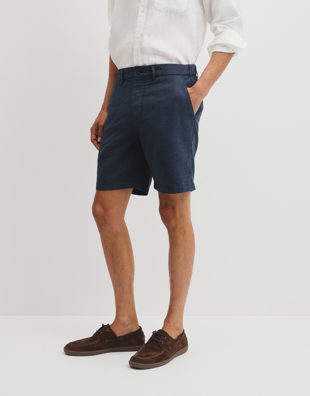 Country Road - Cotton Linen Stretch Textured Short