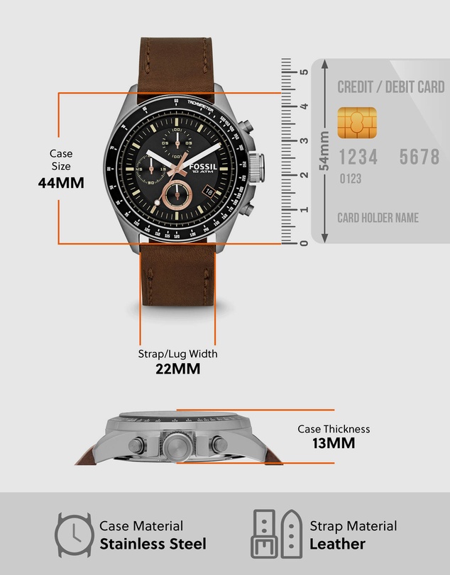 Fossil - Decker Chronograph Watch CH2885