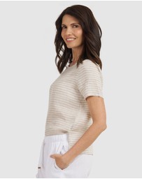 CAMIXA - Teena Linen T-shirt Top