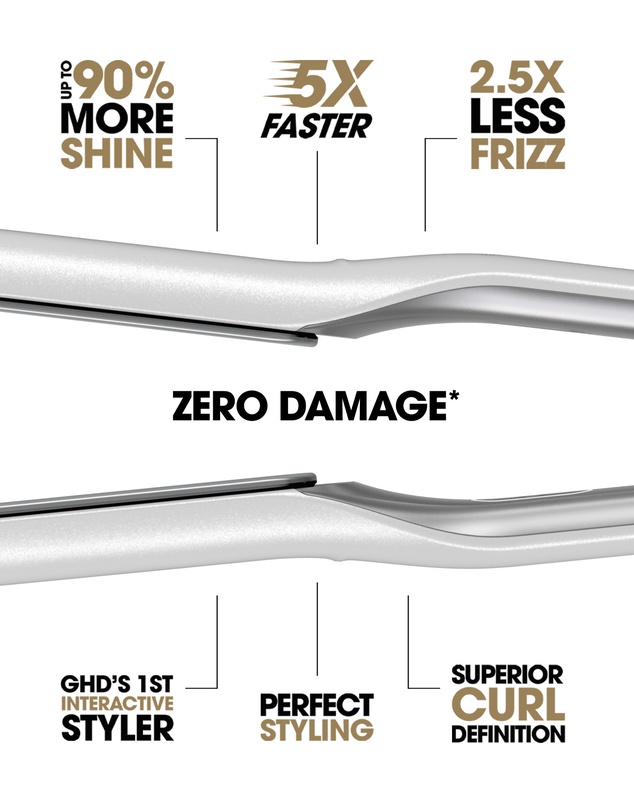 ghd - Sculpt Interactive Hair Straightener in White
