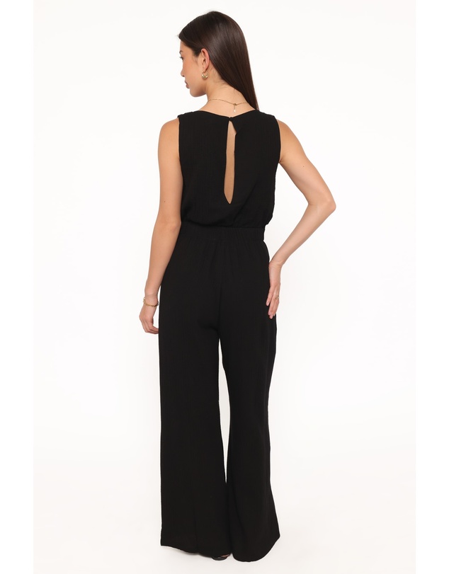 Petal & Pup - Brenna Cotton Jumpsuit - Black
