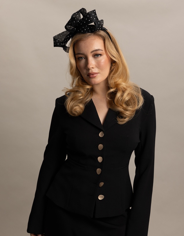 Morgan & Taylor - Sadie Fascinator in Black