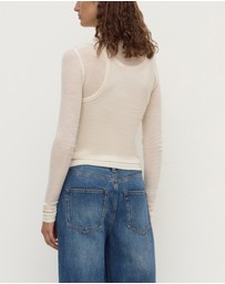 Assembly Label - Nora Merino Wool Layered Turtleneck Top