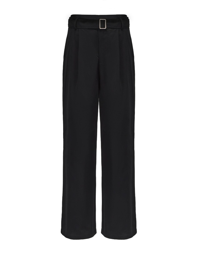 Style Addict - Belted Relaxed Trousers