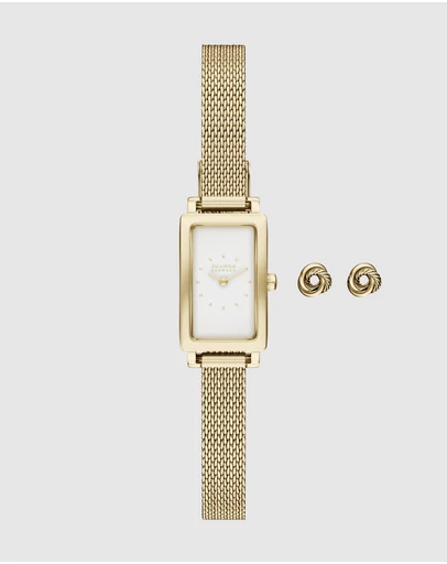 Skagen - Hagen Micro Gift Set Gold Tone Analogue Watch