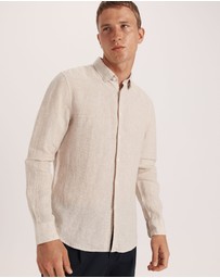 SABA - Anderson Classic Yarn Dyed Linen Shirt