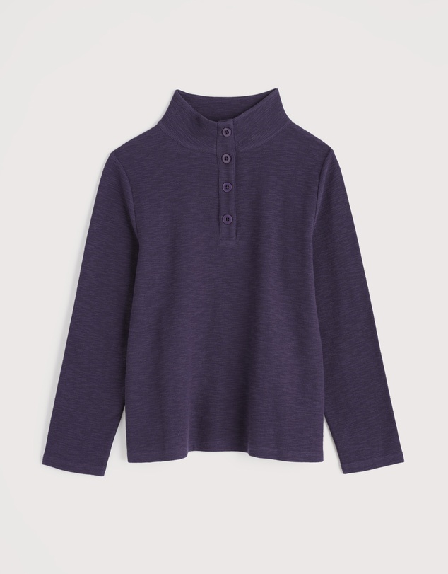 Seasalt - Seasalt Cornwall Purple Last Boat Sweatshirt