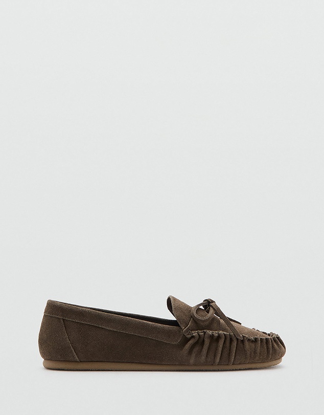 M.N.G - Suede Moccasin