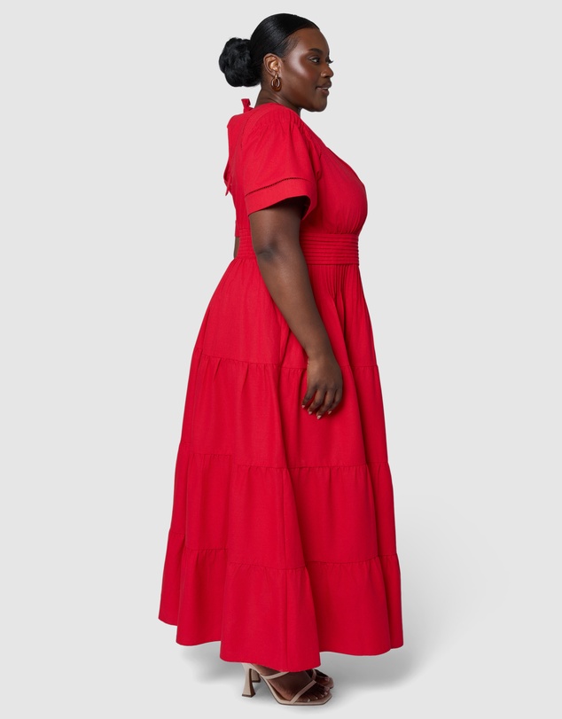 Something 4 Olivia - Abby Linen Maxi Dress