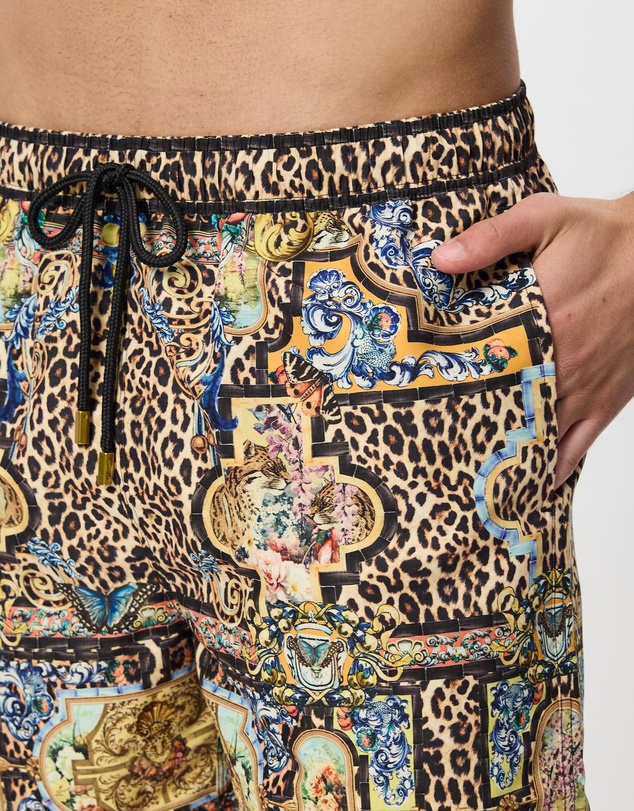 Camilla - Mid Length Boardshorts With Elastic Waist