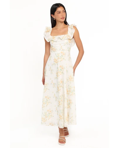 Petal & Pup - Lucille Maxi Dress - Yellow Floral