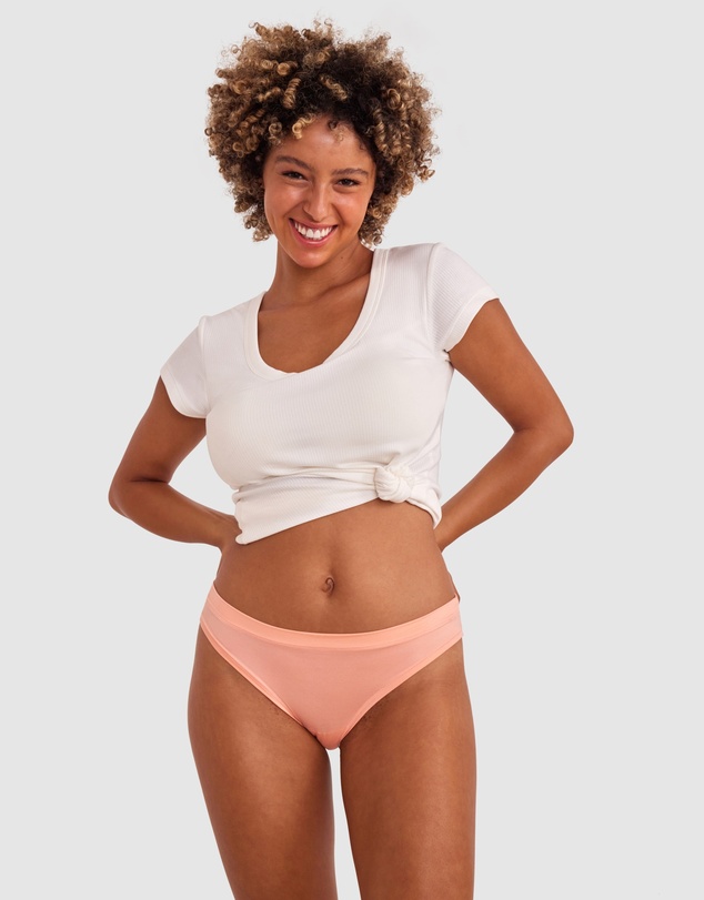 Bras N Things - Body Bliss Brazilian Knicker - Light Coral