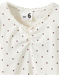 Cotton On Kids - Jade Ruched Long Sleeve Top