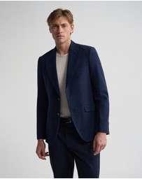 Oxford - Blake Wool Blend Peak Lapel Blazer