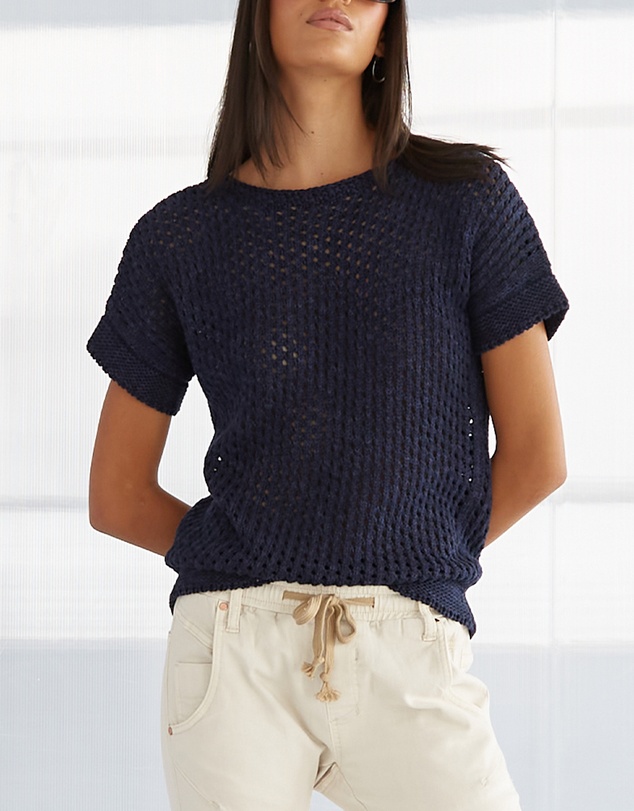 DRICOPER DENIM - Cora Knit Short Sleeve Top