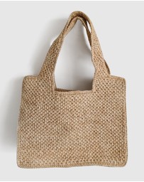 Miz Casa and Co - Lani Raffia Basket Bag