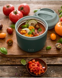 Monbento - Monbento Mb Element Insulated Bento Box - Bi-Colour Green