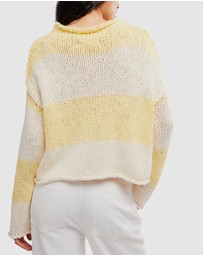Free People - Opal Rugby Stripe Sweater
