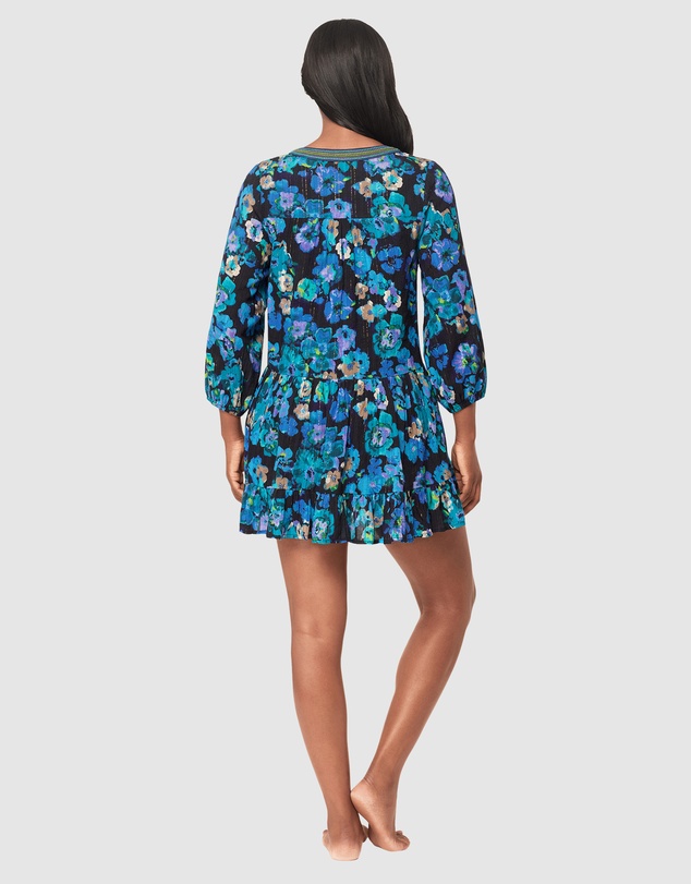 Miraclesuit Swimwear  - Secret Garden Mini Length Cotton Beach Dress
