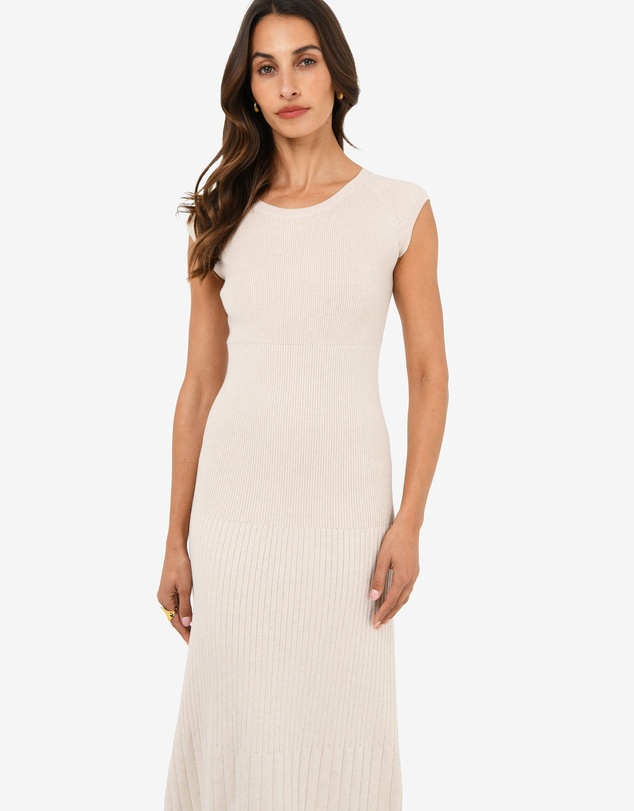 Forcast - Lourdes Ribbed Knit Dress