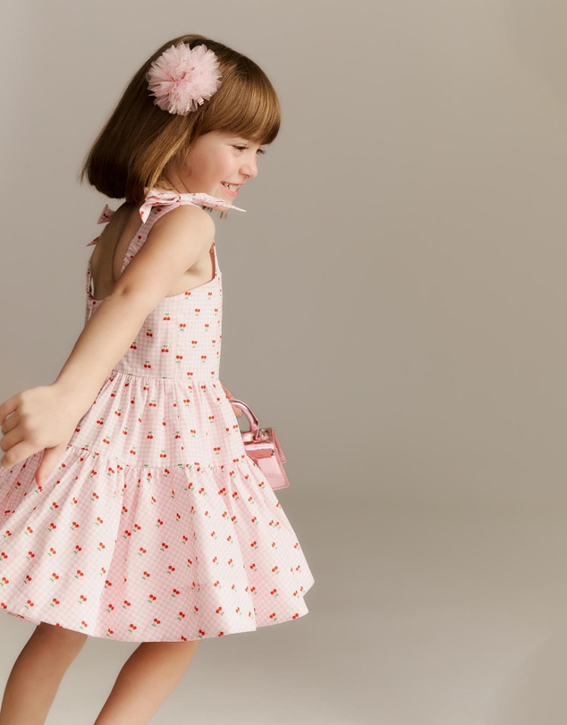 Bardot Junior - Suki Cherry Mini Dress - Kids-Teens
