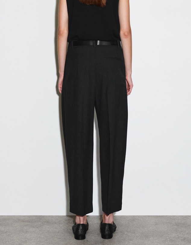 COS - Pleated Barrel-Leg Wool Trousers