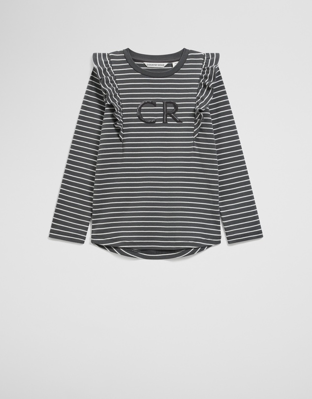 Country Road - Australian Cotton Logo Frill T-shirt