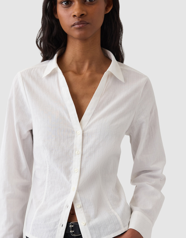 GAP - LS Fitted Dobby Shirt