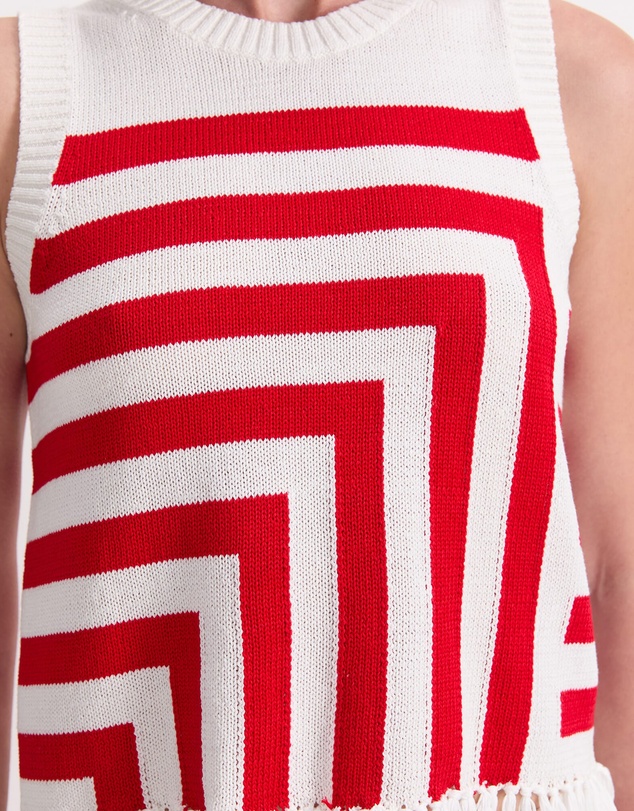 Sportscraft - Avoca Fringe Knit Top